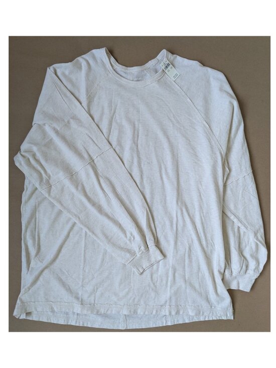 aerie Tops - Aerie White Oversized Long-Sleeve Tee